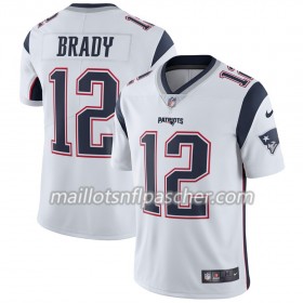 Maillot New England Patriots Tom Brady 12 Nike Blanc - Homme